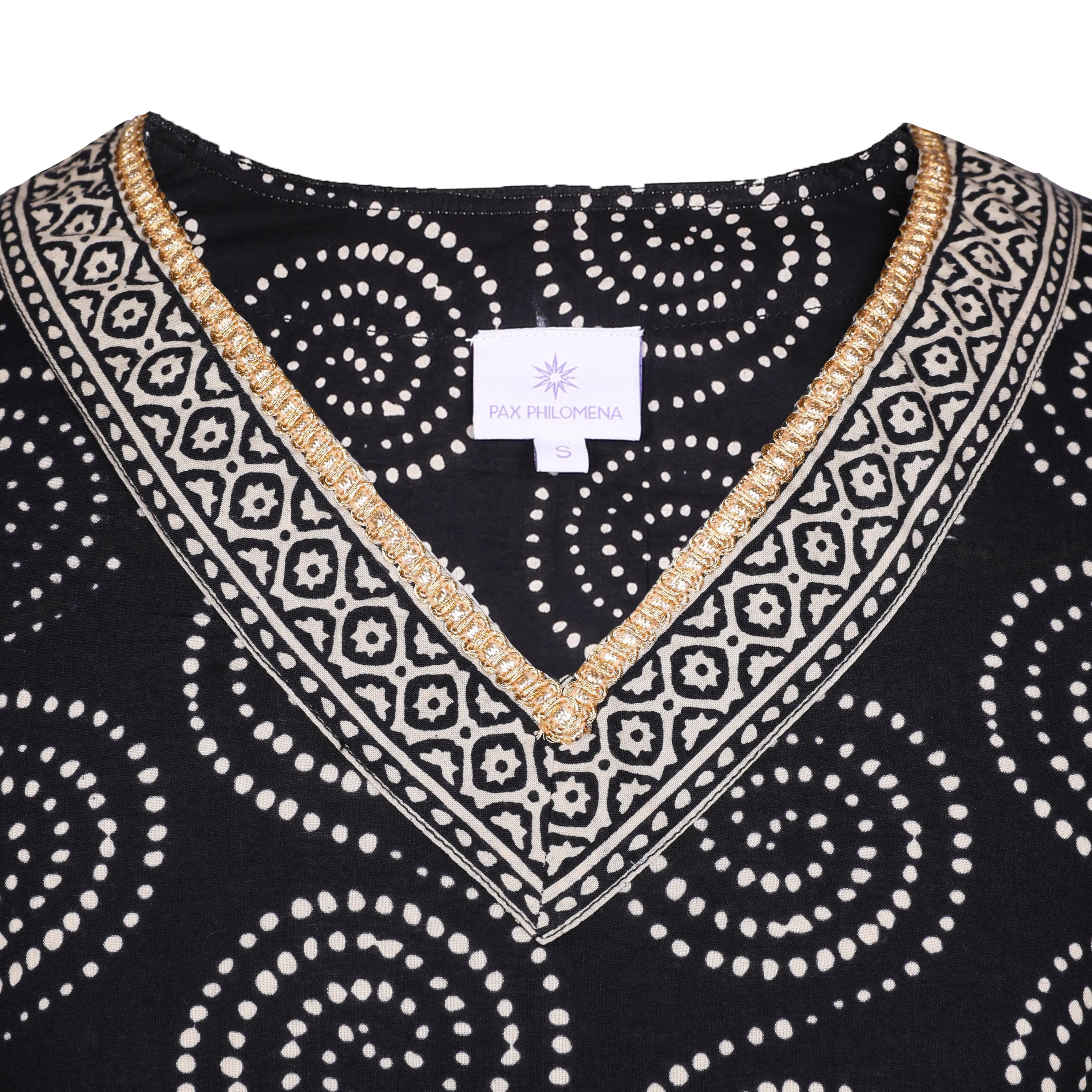 Karma Beaded Cotton Tunic