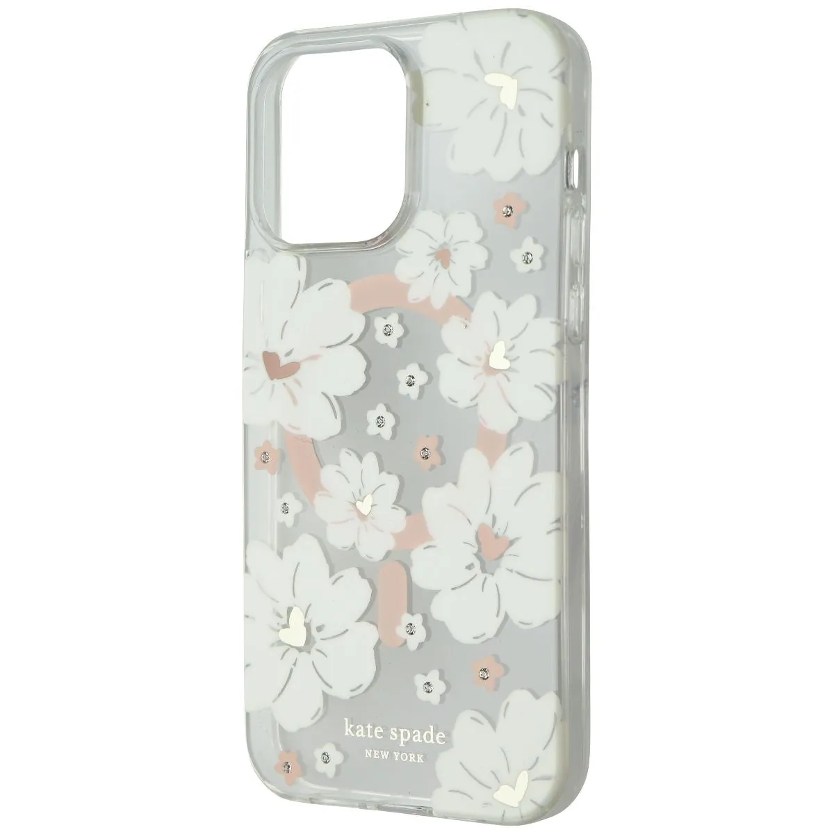 Kate Spade Protective Hardshell Case for  MagSafe for iPhone 14 Pro Max - Peony