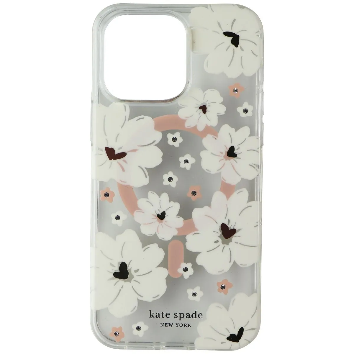 Kate Spade Protective Hardshell Case for  MagSafe for iPhone 14 Pro Max - Peony