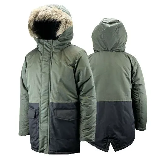 Kids Padded Fleece Lined Parka - P998