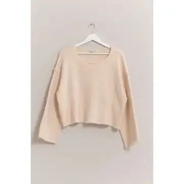 Knit Boat Neck Sweater