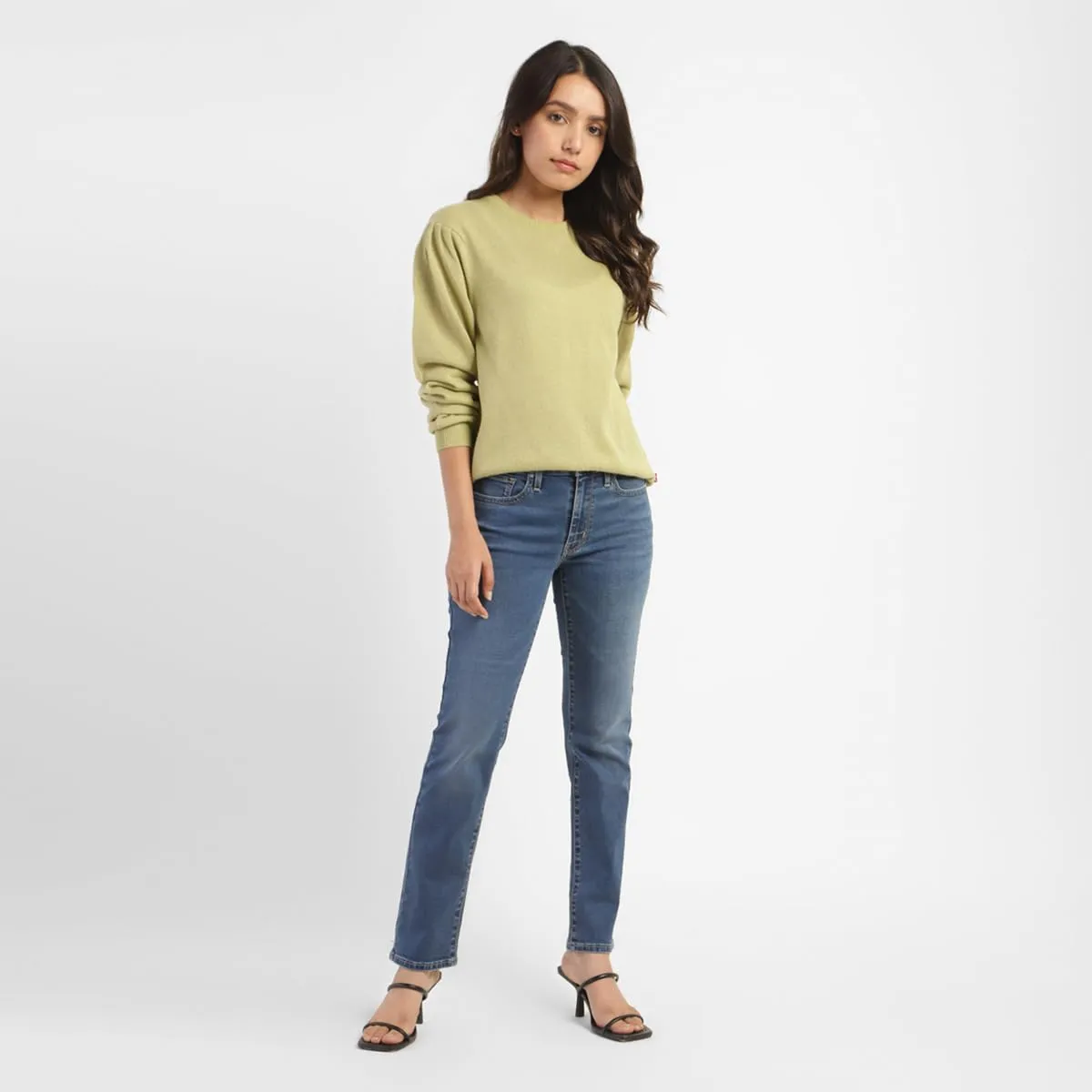 Levi's Women's Cotton Blend Casual Sweater (A3923-0001_Green