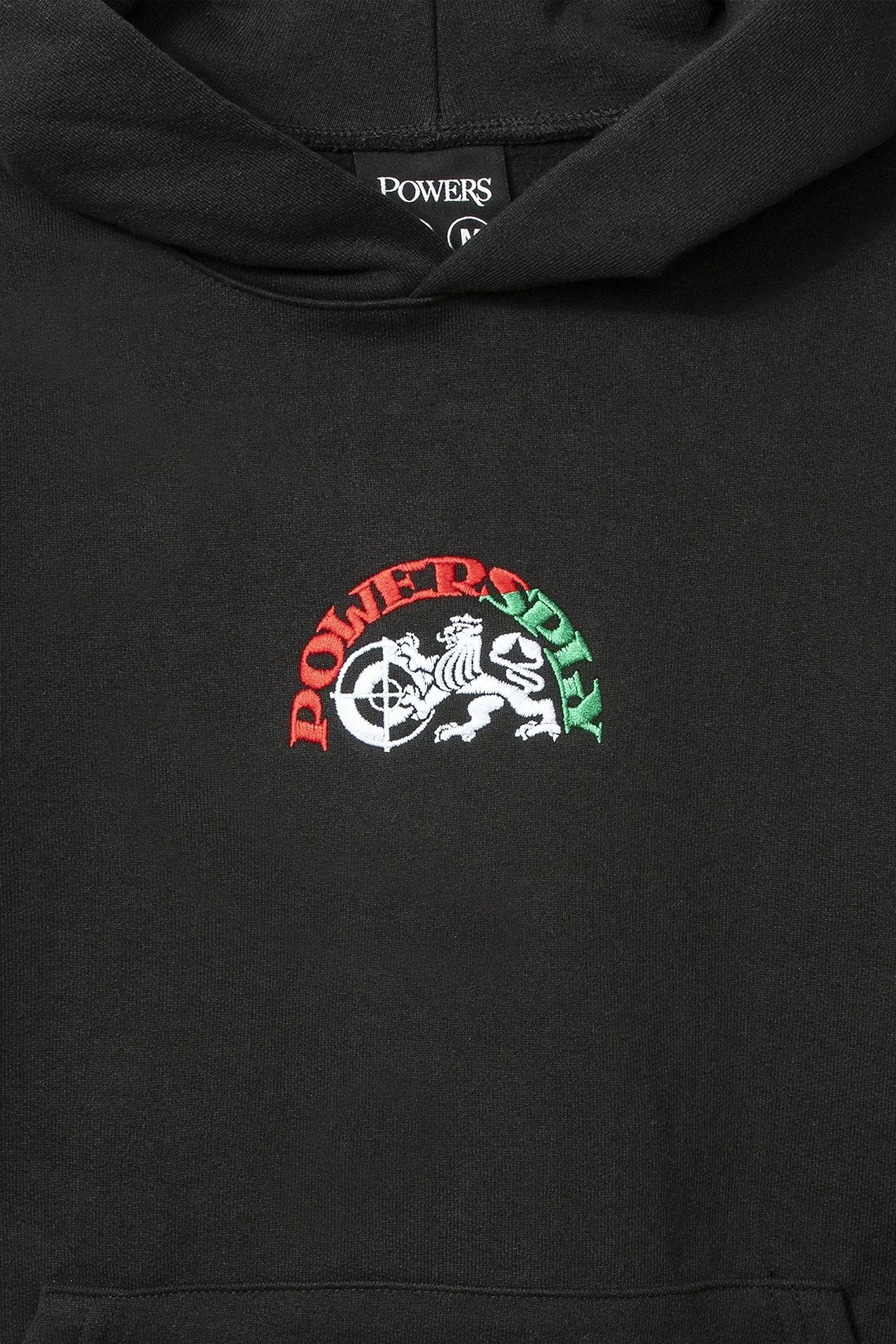 LION PULLOVER HOOD - Black