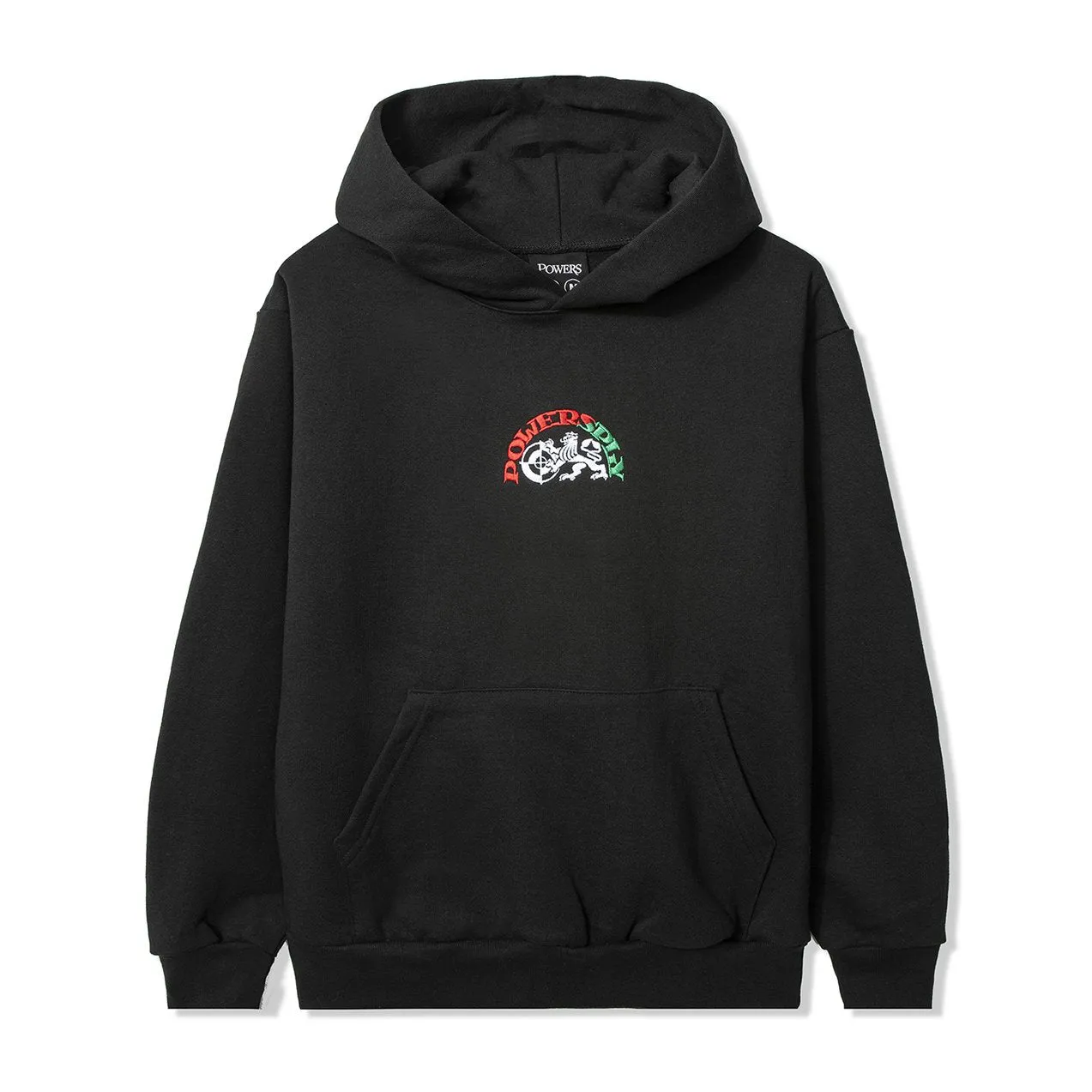 LION PULLOVER HOOD - Black