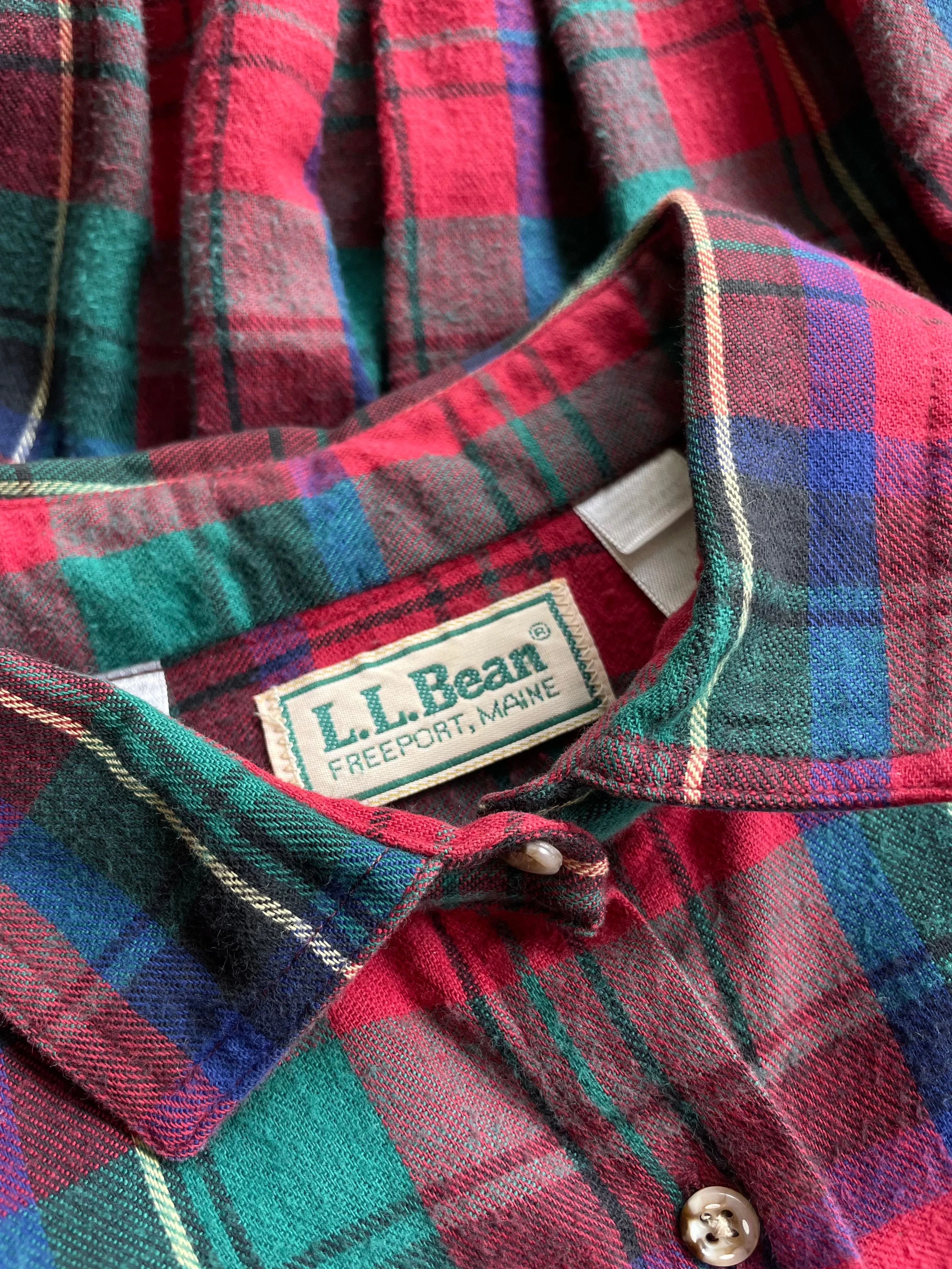 L.L. Bean Flannel Set | 1980s