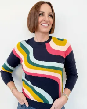 Marta Colorful Stripe Sweater