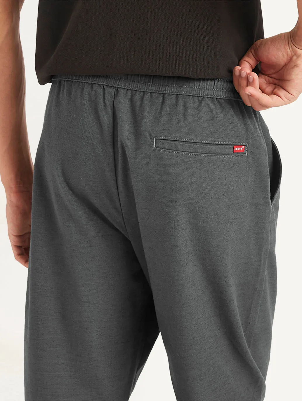 Men's Charcoal Grey Regular Fit Joggers