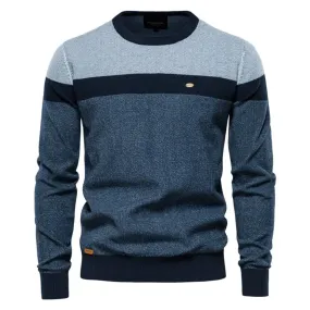 Men's Sweater - Premium Cotton Knitted Pullover | Casual O-Neck Winter Fashion for Men