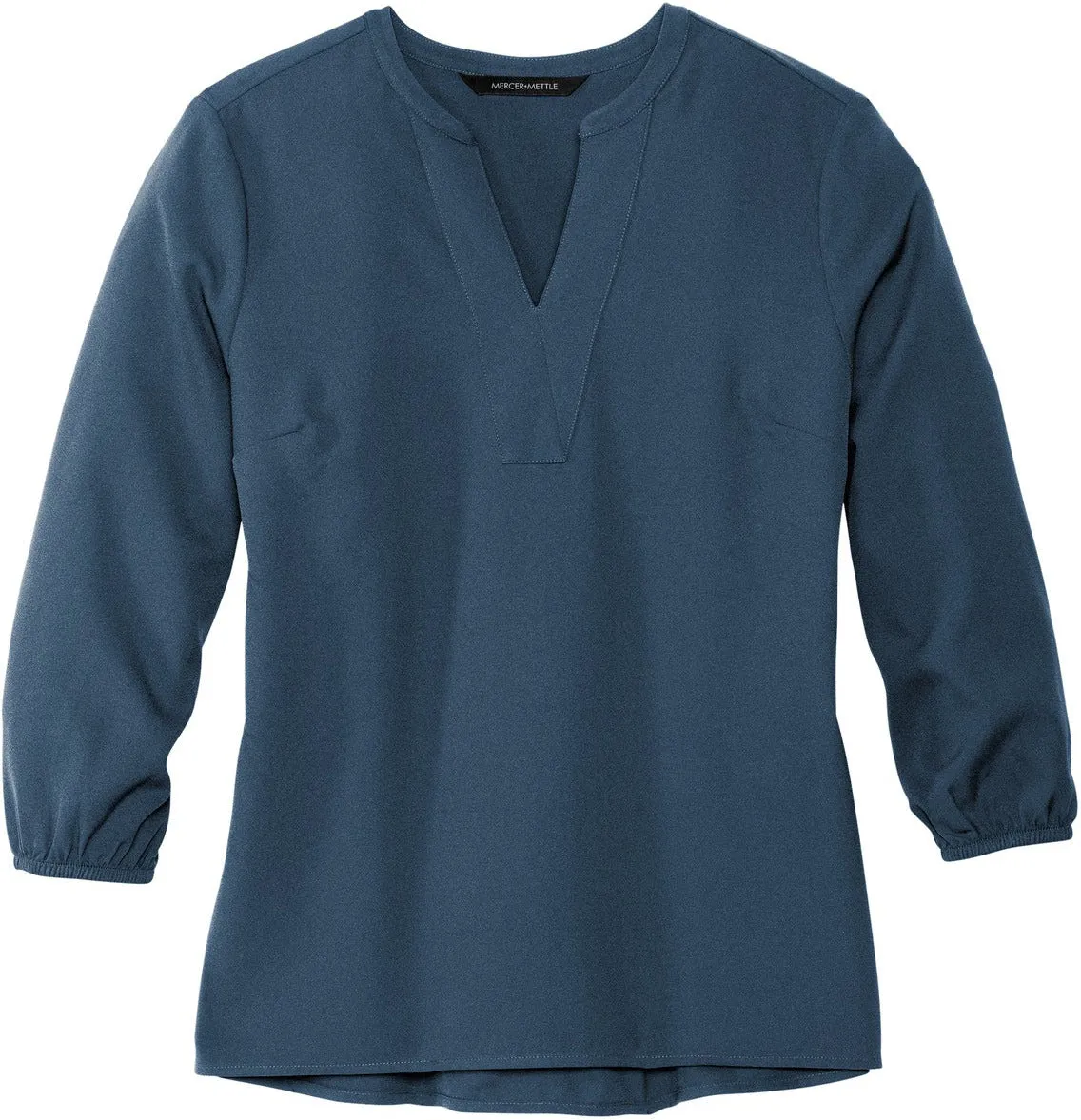 Mercer Mettle Ladies Stretch Crepe 3/4-Sleeve Blouse