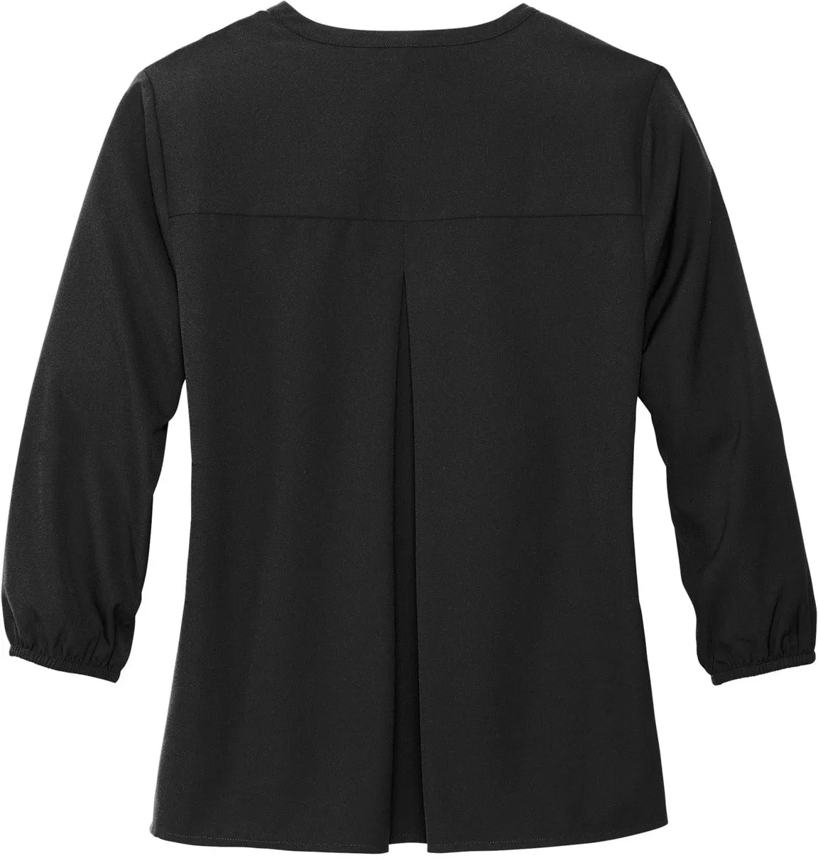 Mercer Mettle Ladies Stretch Crepe 3/4-Sleeve Blouse