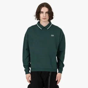 Metalwood Phuk Luzin Collared Sweatshirt / Spruce