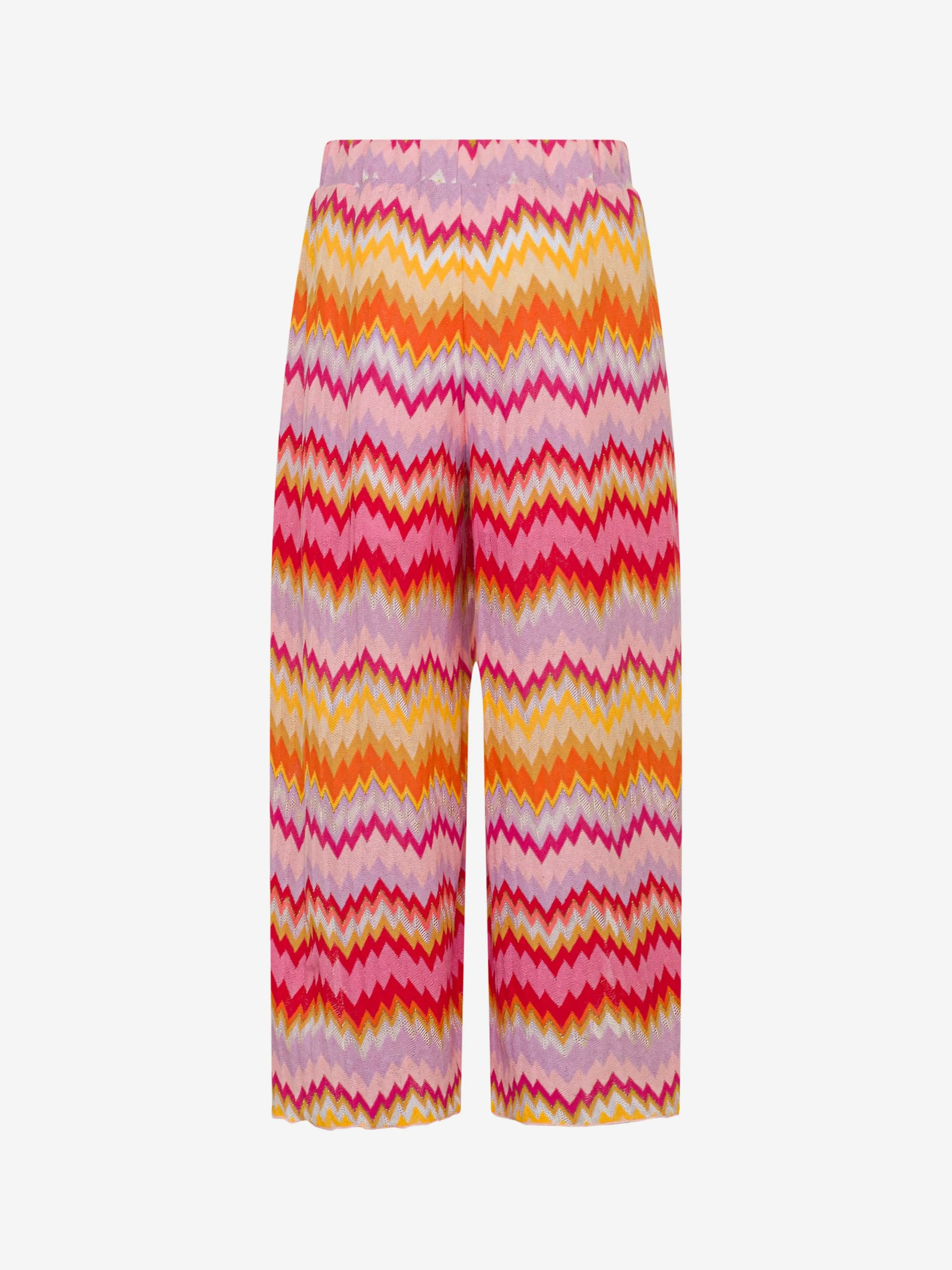 Missoni Girls Zigzag Beach Trousers in Multicolour