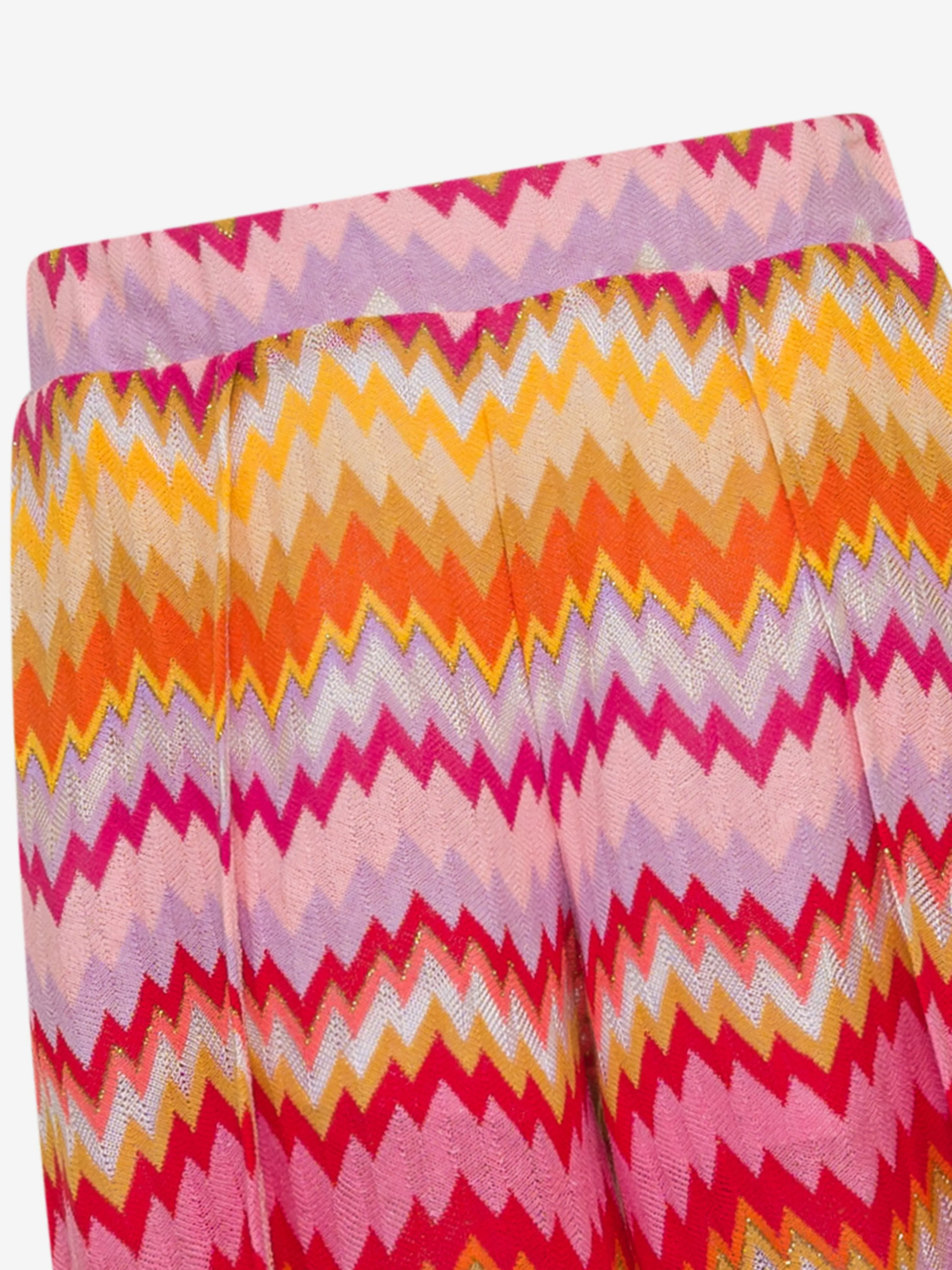 Missoni Girls Zigzag Beach Trousers in Multicolour