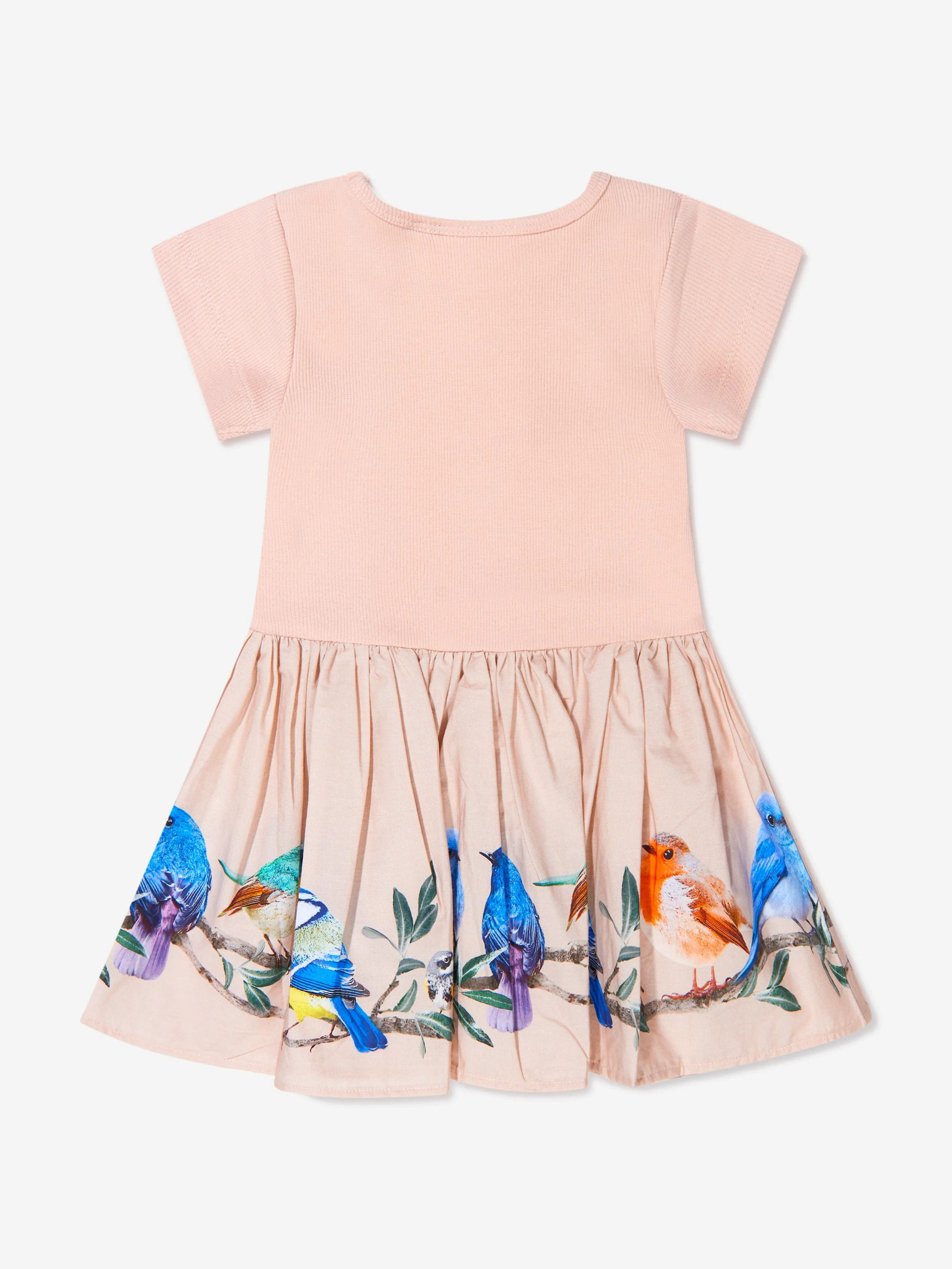 Molo Baby Girls Organic Cotton Bird Dress