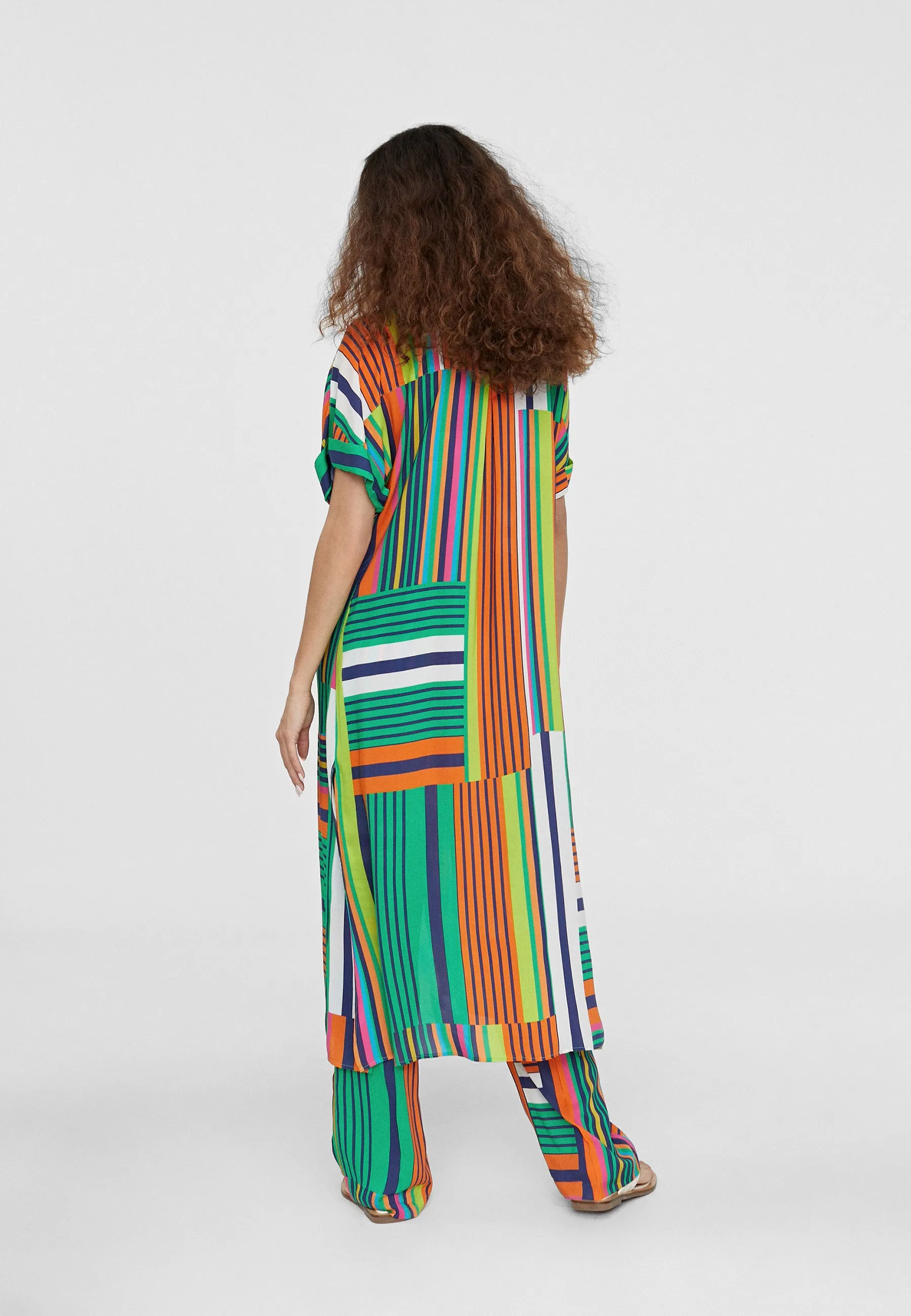 Multicoloured shirt dress