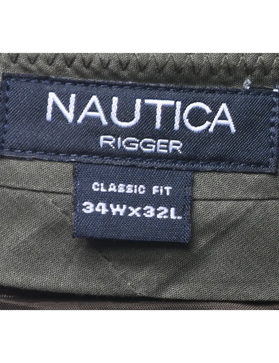 Nautica Checked Pattern Trousers - W34 L32