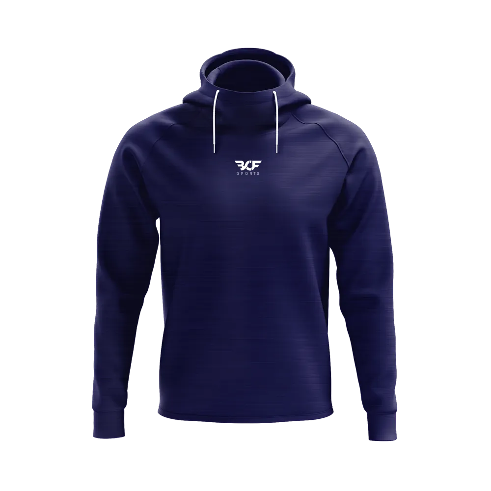 Navy Melange: Pullover Hoodie