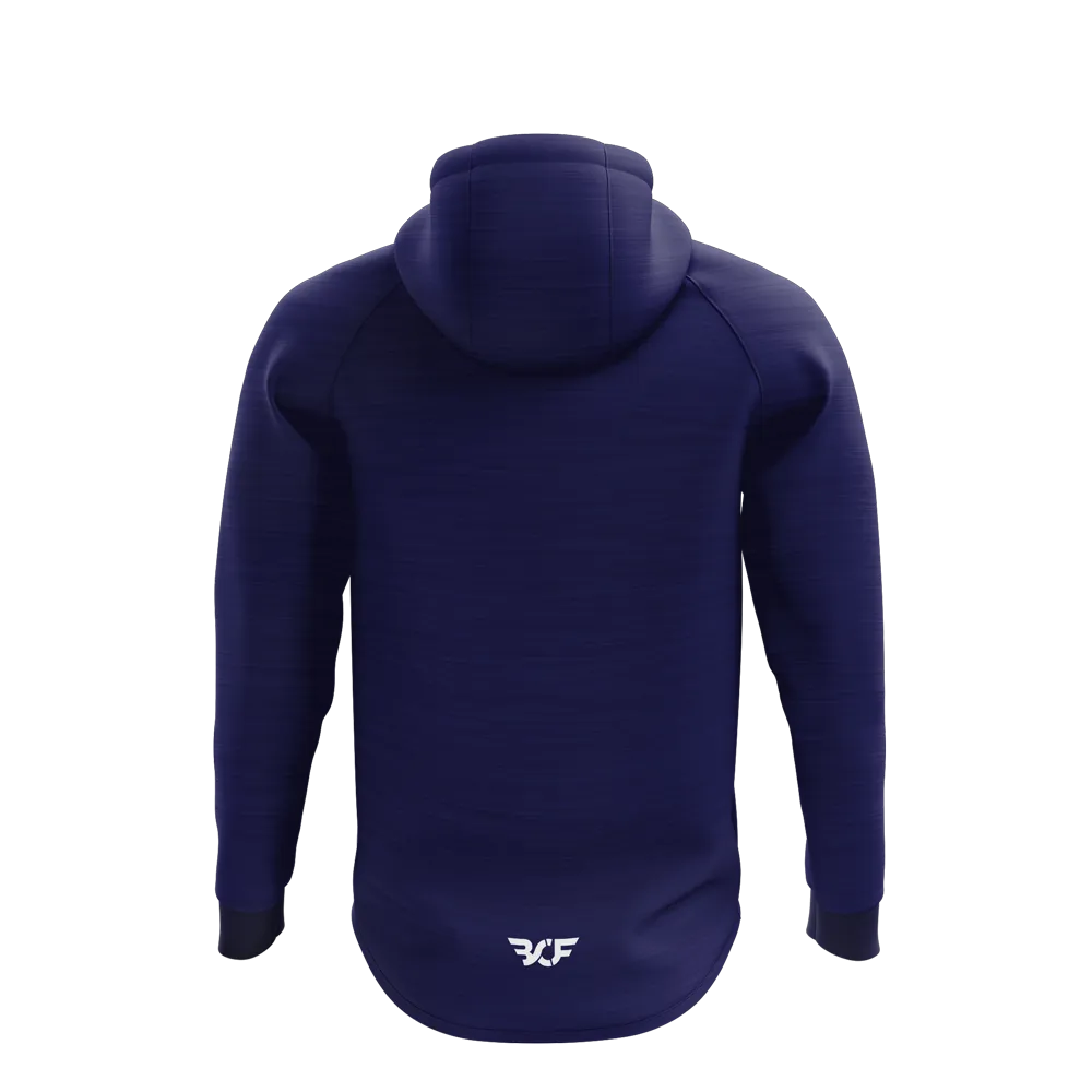 Navy Melange: Pullover Hoodie