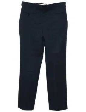 Navy Trousers - W36 L32