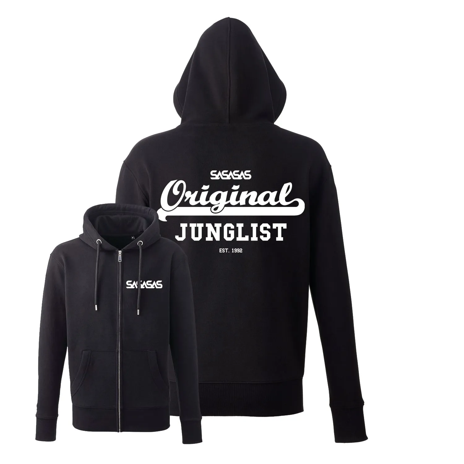 Original Junglist Zipped Hoodie