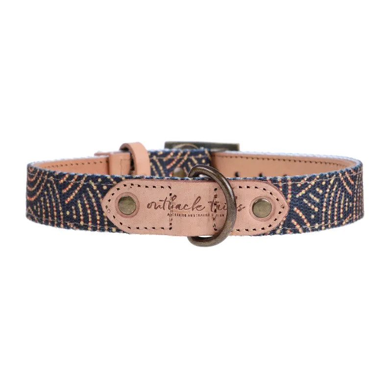 Outback Tails Leather Dog Collar