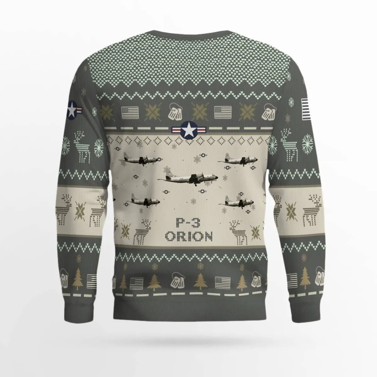 P-3 Orion P3 VP-17_Aircraft Ugly Sweater, Ugly Sweater Christmas Shirt for Men Dad Veteran