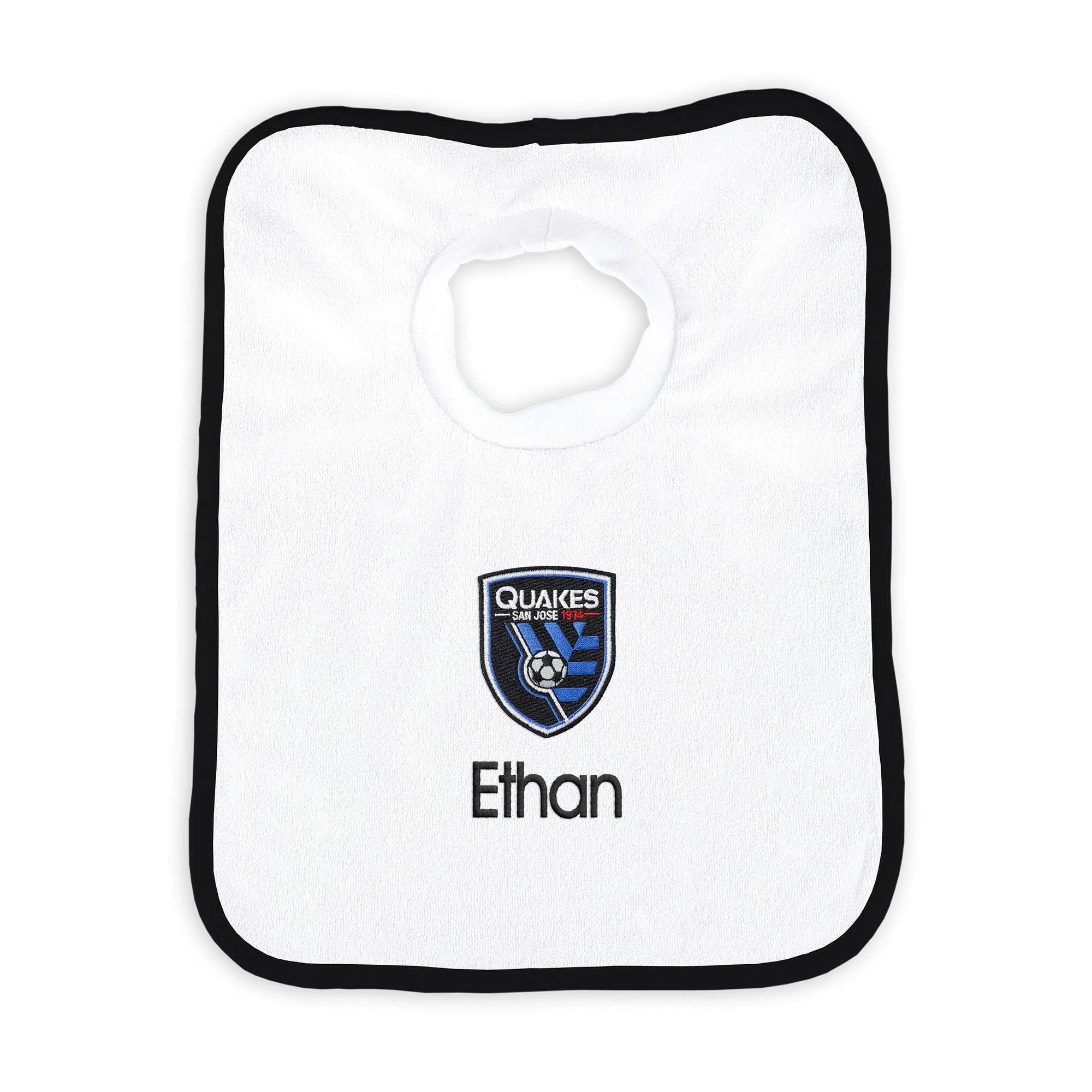 Personalized San Jose Earthquakes Bib