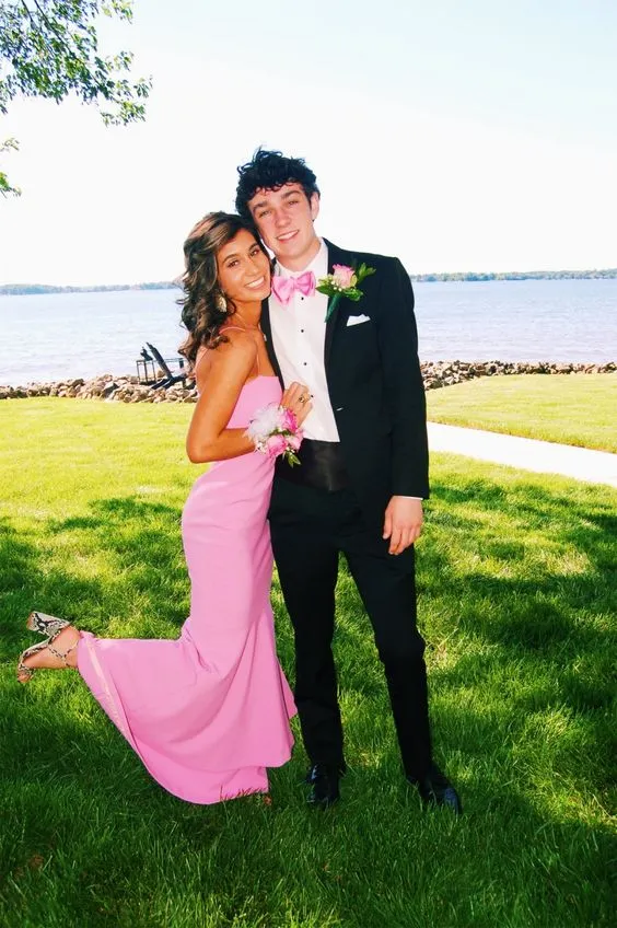 Pink Prom Dress, Sexy Prom Dress  fg2724