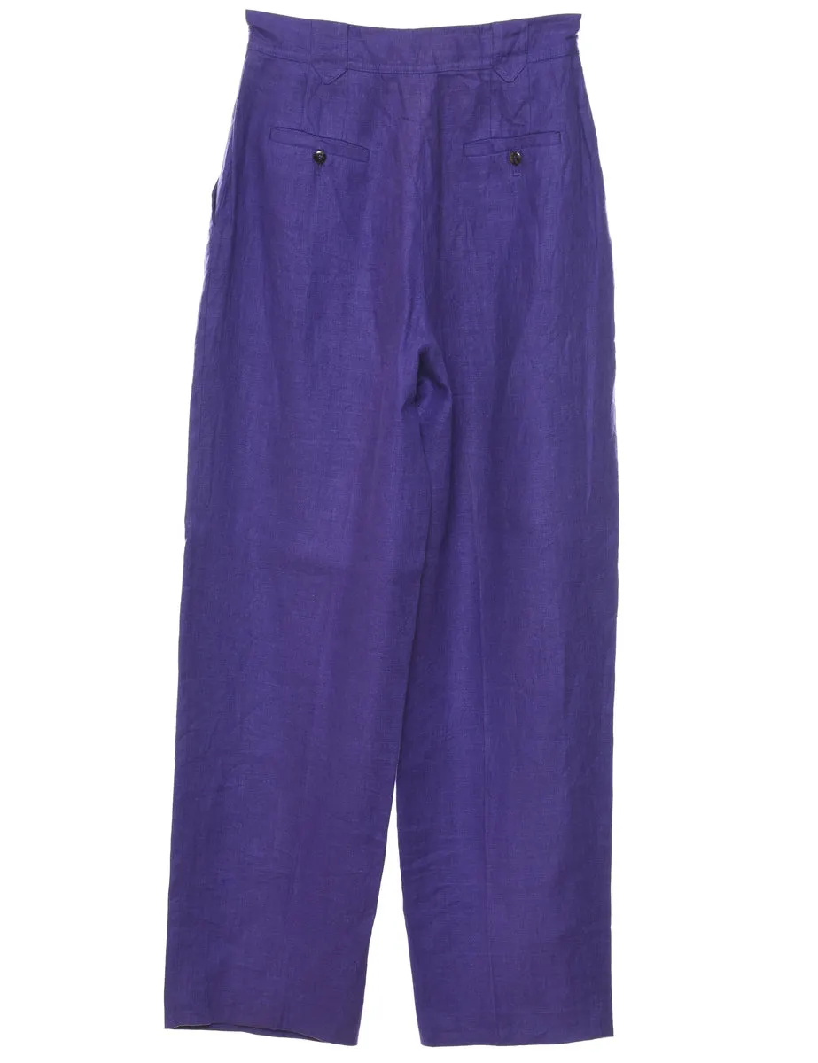 Purple Trousers - W26 L30