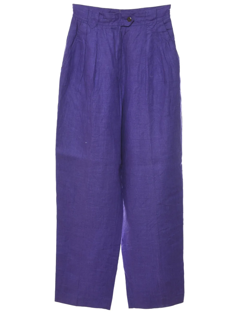 Purple Trousers - W26 L30