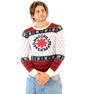 Red Hot Chili Peppers Rock Band Logo Ugly Christmas Xmas Sweater