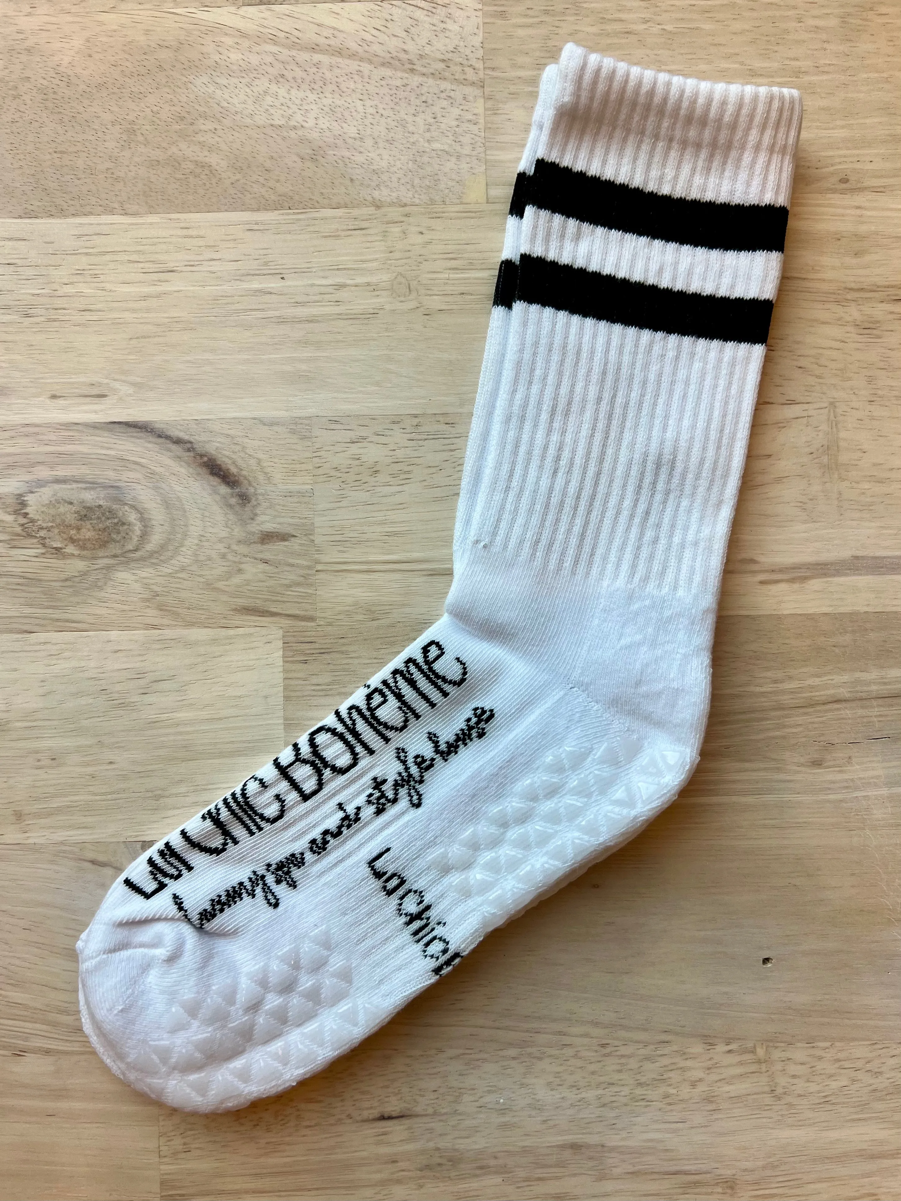 Retro Style Logo Socks | La Chíc Bohème