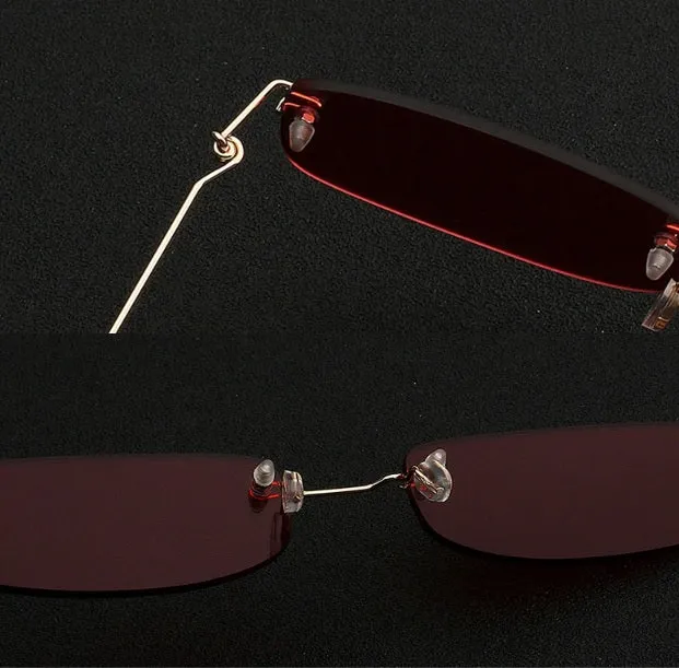 Rimless Fashion Sunglasses