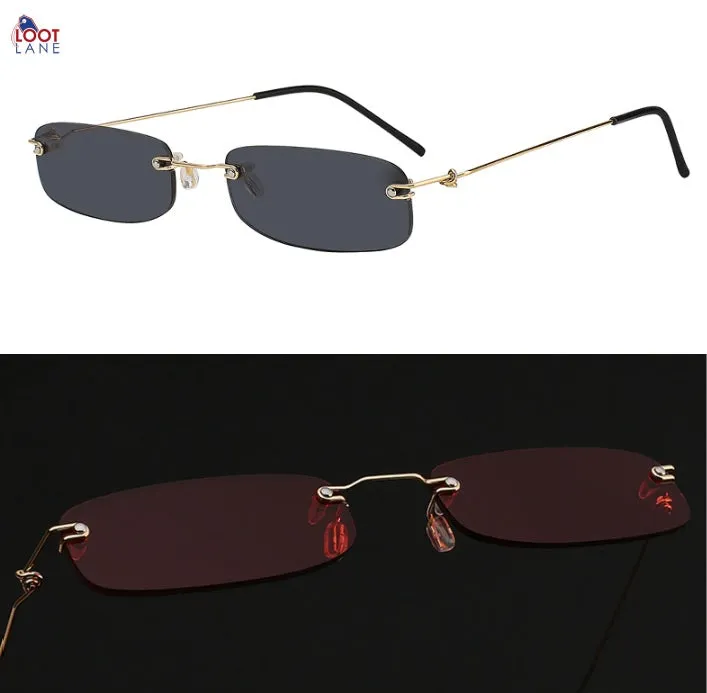 Rimless Fashion Sunglasses