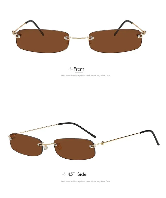 Rimless Fashion Sunglasses