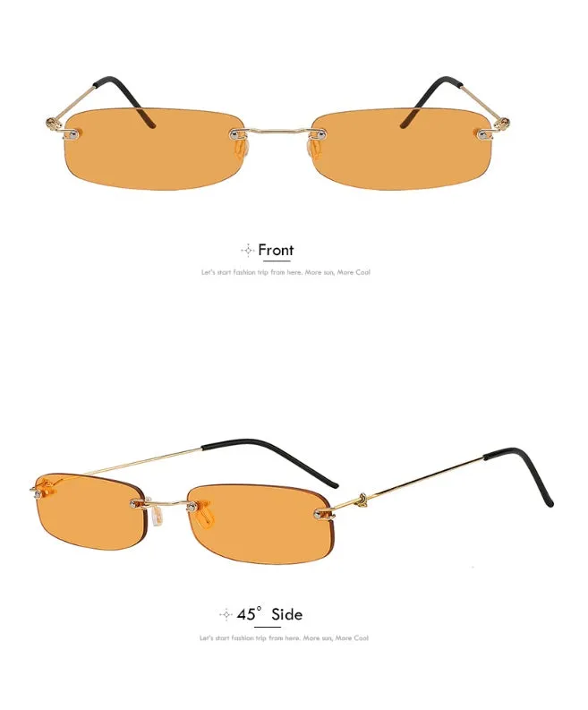 Rimless Fashion Sunglasses