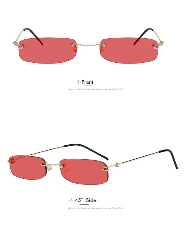 Rimless Fashion Sunglasses