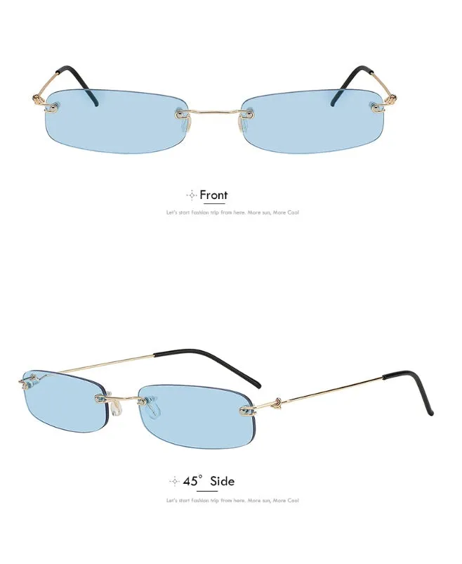 Rimless Fashion Sunglasses