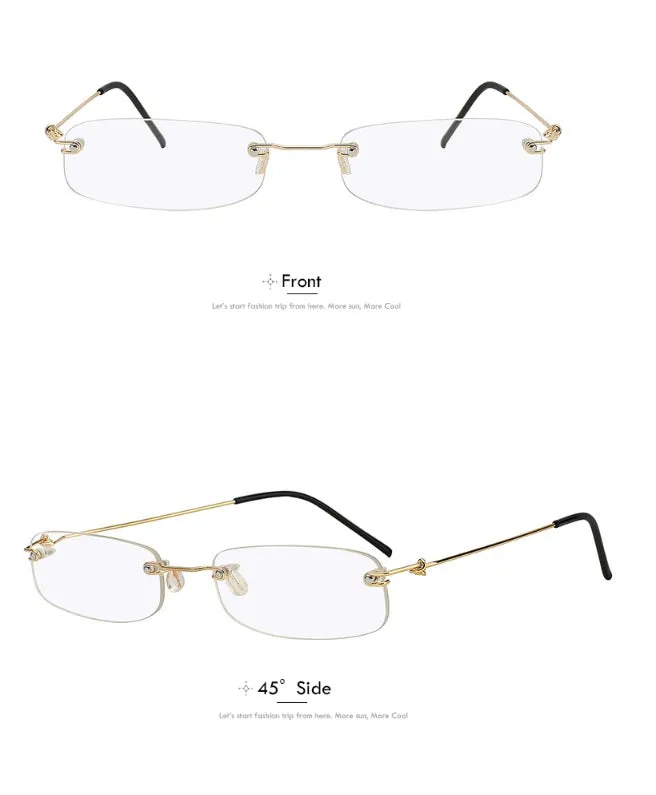 Rimless Fashion Sunglasses