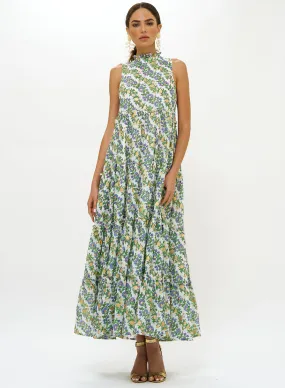 Ruffle Tiered Maxi Dress - Lupina Peri