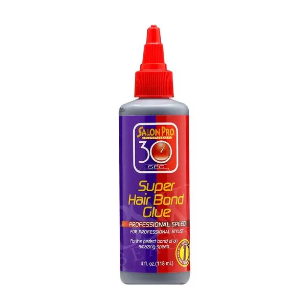 Salon Pro 30 Sec Hair Bonding Glue Black - 118ml