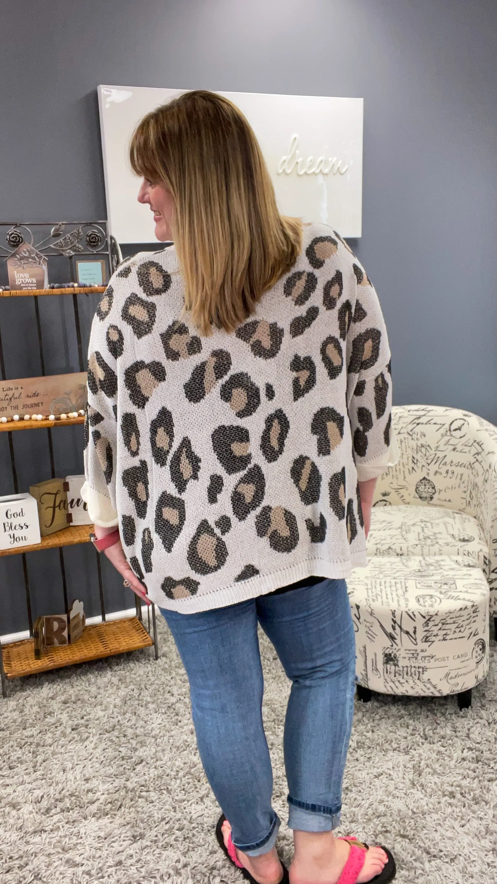 Scout Knit Cheetah Top