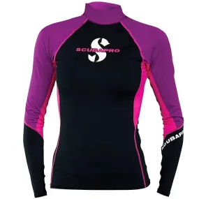 ScubaPro Jewel T-Flex Womens, Long Sleeve (UPF80) - Pink/Purple