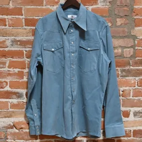 Sleeve Reaper Men's Shirt in Light Blue Corduroy