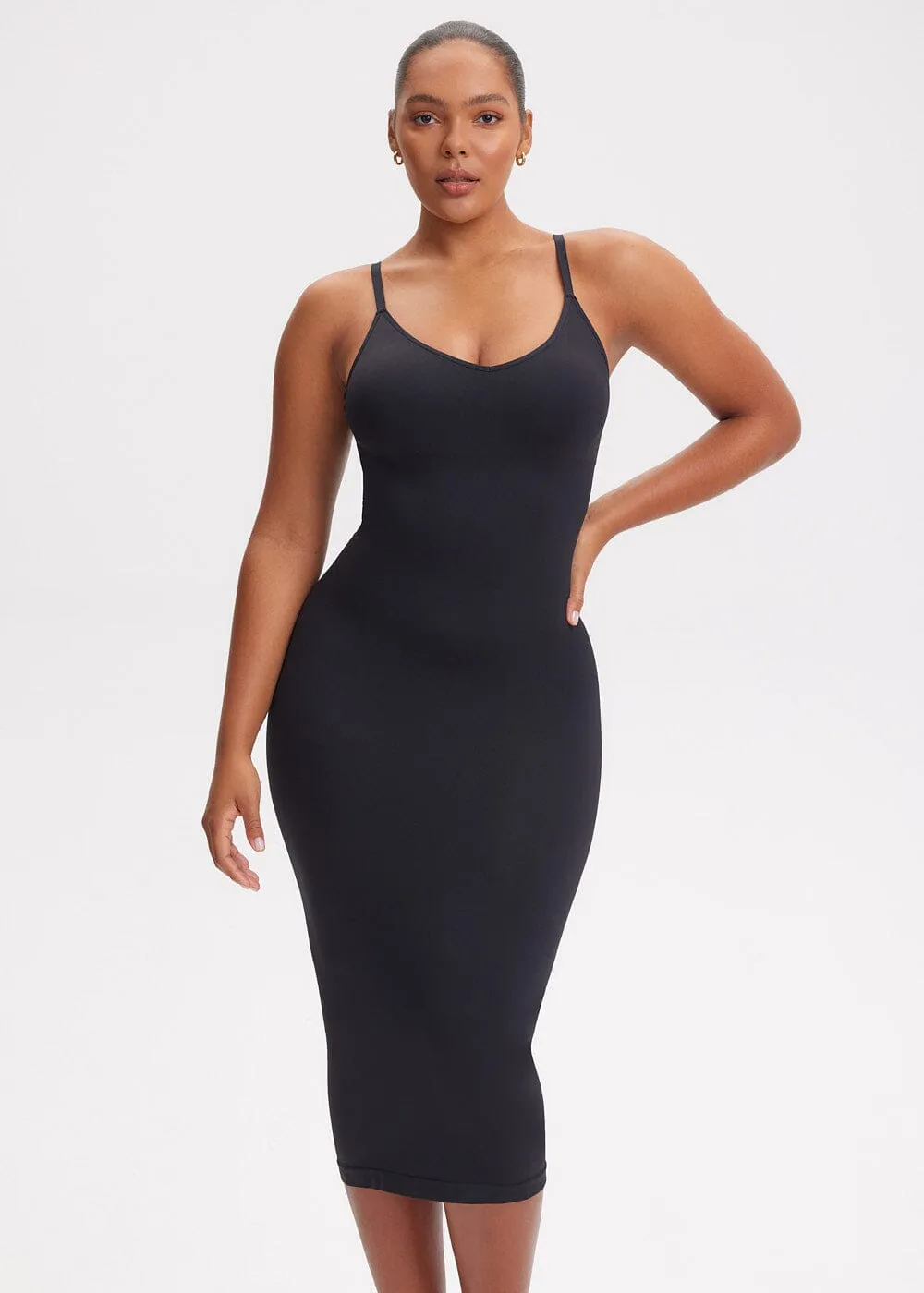 SnatchedKnit V-neck Sami Maxi Dress