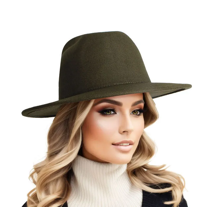 Solid Color Fedora