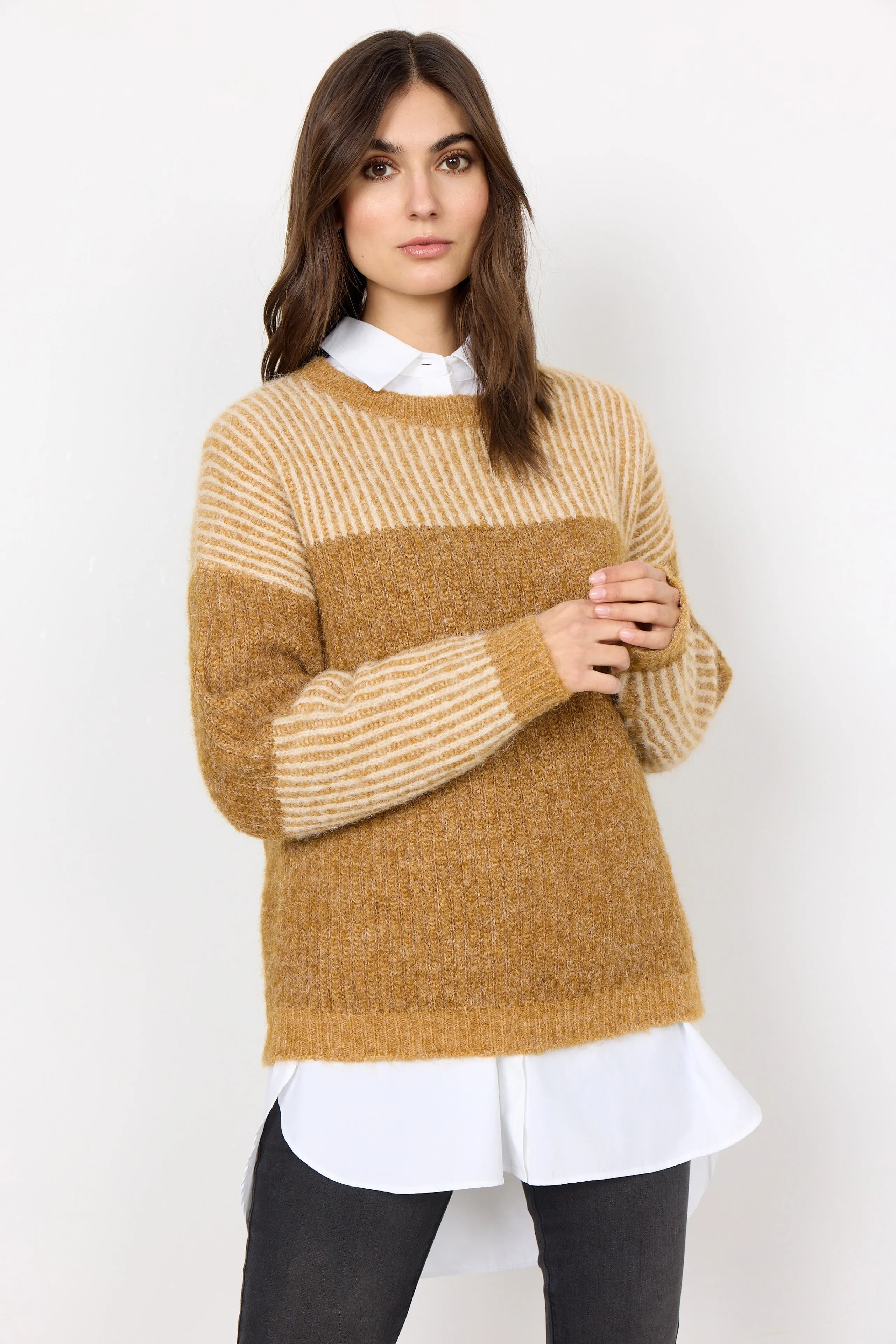 Soya Torino Yd Stripe Sweater