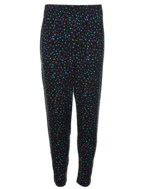 Spot Printed Trousers - W24 L28