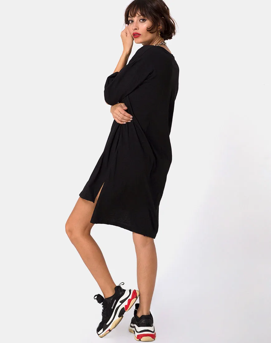 Step Hem 'Art Expression' Oversized T-Shirt Dress