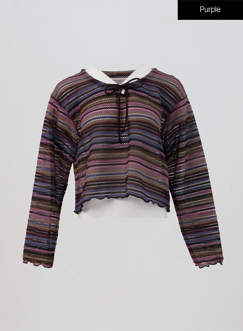 Stripe Knit Top IS327